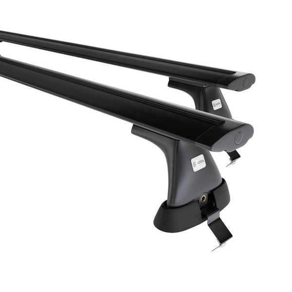 Barres de toit en aluminium adapté pour Audi A3 8V Sportback (2013-2020) - Porte-Bagages de Voiture noir - toit normal