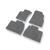 Tapis de Sol Velours adapté pour Mercedes-Benz Classe M W163 SUV (1997-2005) - Premium tapis de voiture - gris