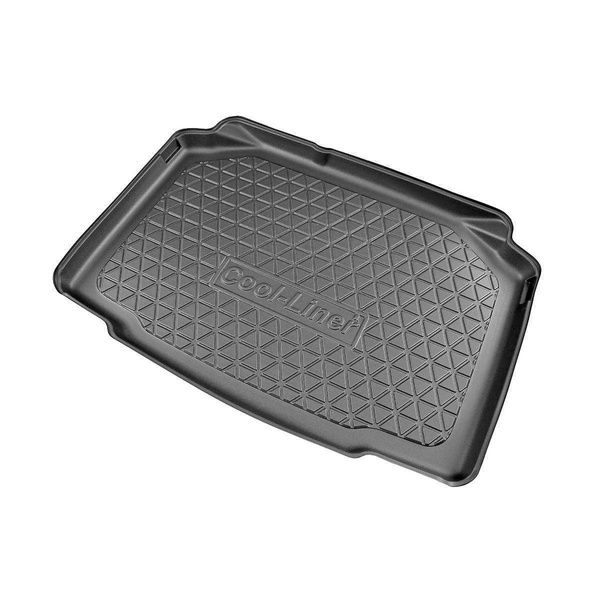Tapis de coffre adapté pour Skoda Kamiq SUV (09.2019-....) - bac de coffre - protection de coffre voiture - coffre inférieur (sans plancher multi-fonctions)