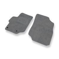 Tapis de Sol Velours adapté pour Citroen C-Elysee II (2012-....) - Premium tapis de voiture - gris