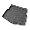 Tapis de coffre adapté pour Alfa Romeo 159 Sportwagon (09.2005-2011) - bac de coffre - protection de coffre voiture - plancher abaissé du coffre; coffre sans insert en mousse sous le plancher du coffre