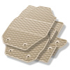 Tapis de sol en caoutchouc adapté pour Volvo S60 II (2010-2019) - tapis de voiture - beige
