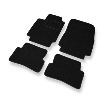 Tapis de Sol Feutres adapté pour Renault Modus I (2004-2012) - tapis de voiture - noir