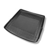 Tapis de coffre adapté pour Audi A4 B9 g-tron Avant (08.2017-02.2023) - bac de coffre - protection de coffre voiture - aussi pour les modèles avec des rails de fixation