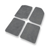Tapis de Sol Velours adapté pour Seat Toledo I Liftback (1991-1999) - Premium tapis de voiture - gris