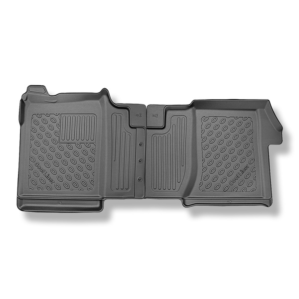 Tapis de sol en TPE adapté pour Citroen Jumper II Van (06.2006-....) - tapis de voiture - noir
