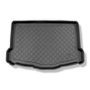 Tapis de coffre adapté pour Nissan Qashqai II J11 Crossover (02.2014-05.2021) - bac de coffre - protection de coffre voiture - coffre inférieur avec roue è usage temporaire (plancher double enlevé du coffre)