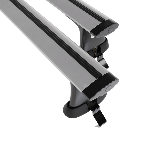 Barres de toit en aluminium adapté pour Skoda Octavia mk II Liftback (2009-2012) - Porte-Bagages de Voiture argent - toit normal