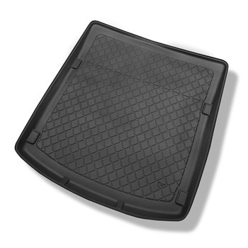 Tapis de coffre adapté pour Audi A6 C7 Berline (03.2011-05.2018) - bac de coffre - protection de coffre voiture - aussi pour la version Quattro