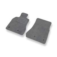 Tapis de Sol Velours adapté pour Lexus GS II (1997-2004) - Premium tapis de voiture - gris