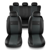 Housses de siège adaptées pour Jeep Compass I, II (2007-....) - housse siege voiture universelles - couverture siege - XL-G
