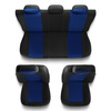 Housses de siège adaptées pour Alfa Romeo MiTo (2008-2018) - housse siege voiture universelles - couverture siege - S-BL