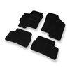 Tapis de Sol Velours adapté pour Hyundai Coupe III Coupé (2002-2009) - Premium tapis de voiture - noir