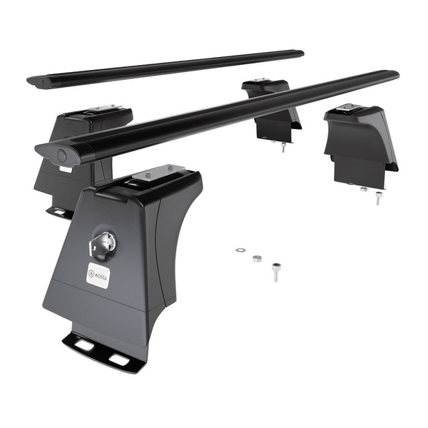 Barres de toit en aluminium adapté pour Honda CR-V SUV (2007-2011) - Porte-Bagages de Voiture noir - points de montage - (suivant le modèle de voiture ils peuvent se situer à différents endroits)