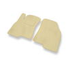 Tapis de Sol Velours adapté pour Hyundai Sonata III Berline (1998-2005) - Premium tapis de voiture - beige