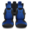 Housses de siège adaptées pour Hyundai Getz (2002-2008) - housse siege voiture universelles - couverture siege - TR-BL