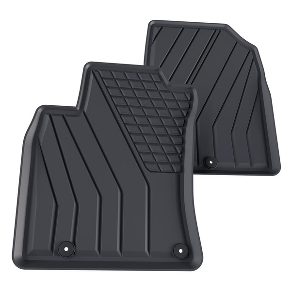 Tapis de sol en TPE adapté pour Kia ProCeed Shooting Brake (2019-....) - tapis de voiture - noir