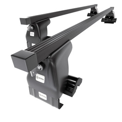 Barres de toit en acier adapté pour Hyundai Lantra Break (2000-2006) - Porte-Bagages de Voiture noir - toit normal