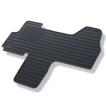 Tapis de sol en caoutchouc adapté pour Citroen Jumper II (2006-2015) - tapis de voiture - noir