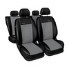 Housses de siège sur mesure adaptées pour Seat Alhambra II Van (2010-2020) sans sièges enfants aux sièges arrière - housse siege voiture - couverture siege - gris