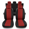 Housses de siège adaptées pour Alfa Romeo 166 I, II, III (1998-2007) - housse siege voiture universelles - couverture siege - X.R-RD