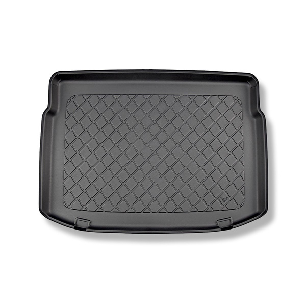 Tapis de coffre adapté pour Toyota Corolla XII E210 Hayon (02.2019-....) - bac de coffre - protection de coffre voiture - coffre supérieur; pour les voitures avec plancher double; aussi pour hybrides