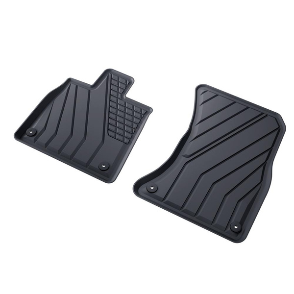 Tapis de sol en TPE adapté pour Audi Q5 II SUV (2017-....) - tapis de voiture - noir