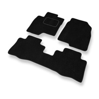 Tapis de Sol Velours adapté pour Chevrolet Captiva II (2011-....) - Premium tapis de voiture - noir