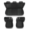Housses de siège adaptées pour Alfa Romeo 156 I, II (1997-2007) - housse siege voiture universelles - couverture siege - MD-2