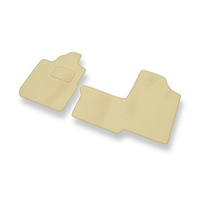 Tapis de Sol Velours adapté pour Fiat Multipla (1998-2010) - Premium tapis de voiture - beige