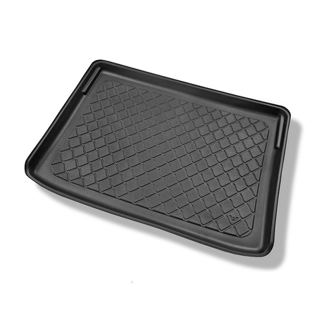 Tapis de coffre adapté pour Citroen C3 Aircross II SUV (11.2017-....) - bac de coffre - protection de coffre voiture - coffre supérieur ; modèles avec plancher amovible du coffre (Flex Floor)