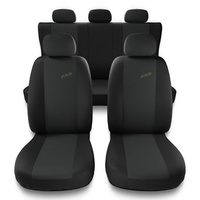 Housses de siège adaptées pour Mitsubishi Outlander I, II, III (2001-2019) - housse siege voiture universelles - couverture siege - X.R-G1