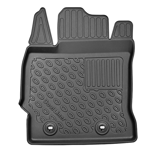 Kit tapis de coffre et tapis de voiture TPE pour: Toyota Auris II Touring Sports (07.2013-12.2018) - coffre supérieur;pour les voitures avec double plancher de coffre;également pour les hybrides