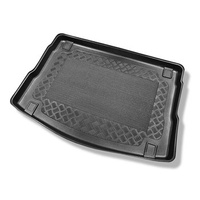 Tapis de coffre adapté pour Kia Ceed III CD Hayon (06.2018-....) - bac de coffre - protection de coffre voiture - coffre supérieur ; avec plancher deux niveaux du coffre; non pour 48V-Hybrid