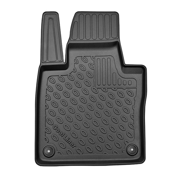 Tapis de sol en TPE adapté pour Volvo XC60 II SUV (07.2017-....) - tapis de voiture - noir