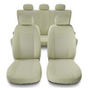 Housses de siège adaptées pour Alfa Romeo 166 I, II, III (1998-2007) - housse siege voiture universelles - couverture siege - MD-7