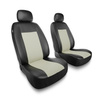 Housses de siège avant adaptées pour Renault Scenic I, II, III, IV (1996-2019) - housse siege voiture universelles - couverture siege conducteur - 2CM-BE