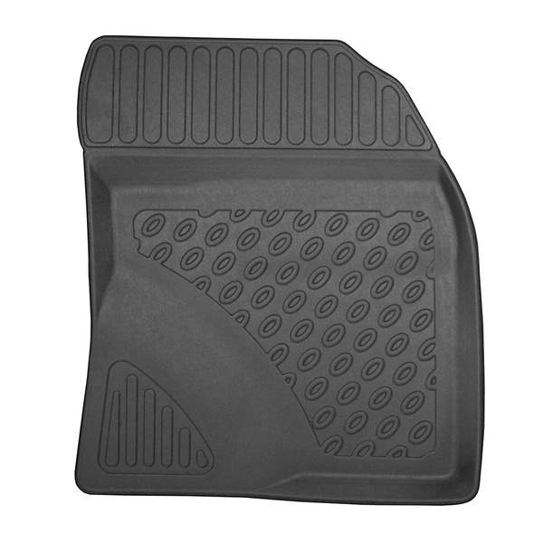 Tapis de sol en TPE adapté pour Toyota Avensis III Break (01.2009-....) - tapis de voiture - noir