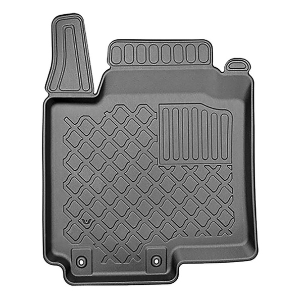 Kit tapis de coffre et tapis de voiture TPE pour: Hyundai i20 III BC3 Hayon (10.2020-....) - coffre supérieur;plancher double du coffre en position haute;également pour les hybrides;avec caisson de graves