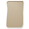 Tapis de sol en caoutchouc adapté pour BMW 3 E90, E91 Berline, Touring (2004-2013) - tapis de voiture - beige - 4 pcs.