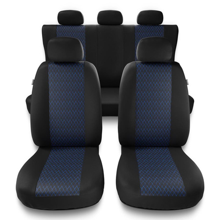 Housses de siège adaptées pour Mazda Demio I, II (1996-2007) - housse siege voiture universelles - couverture siege - PF-BL