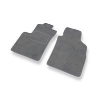 Tapis de Sol Velours adapté pour Lancia Ypsilon IV (2011-2024) - Premium tapis de voiture - gris