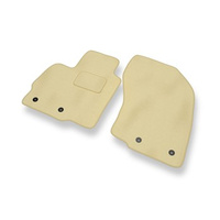 Tapis de Sol Velours adapté pour Citroen C4 Aircross (2012-2017) - Premium tapis de voiture - beige