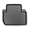 Tapis de sol en TPE adapté pour Mitsubishi Outlander III SUV (09.2012-....) - non pour version hybride; sans la troisième rangée de sièges - tapis de voiture - noir