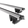 Barres de toit en aluminium adapté pour Dacia Logan II Break (2016-2020) - Porte-Bagages de Voiture argent - rails