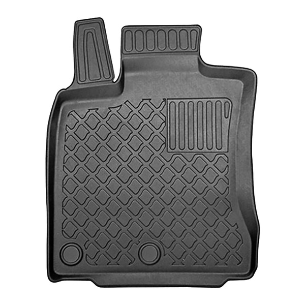 Tapis de sol en TPE adapté pour Nissan Qashqai I Crossover (12.2015-10.2022) - tapis de voiture - noir