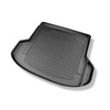 Tapis de coffre adapté pour Kia ProCeed Shooting Brake (12.2018-....) - bac de coffre - protection de coffre voiture - également pour les modeles avec rails de fixation; cavité droite amovible pour les modeles avec haut-parleurs (cavité plus étroite)