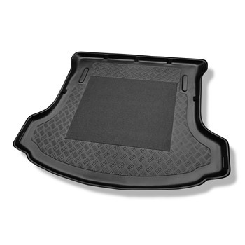 Tapis de coffre adapté pour Nissan Qashqai +2 I Crossover (10.2008-01.2014) - bac de coffre - protection de coffre voiture - 7 places; 3me rangée abaissée