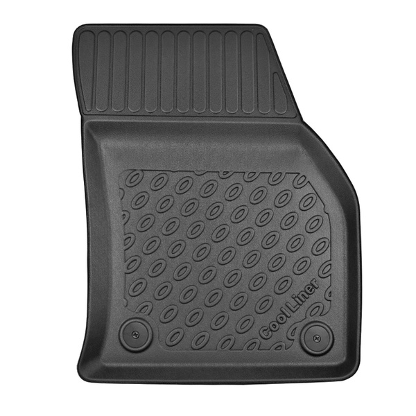 Tapis de sol en TPE adapté pour Audi Q2 GA SUV (10.2016-....) - tapis de voiture - noir