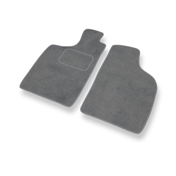 Tapis de Sol Velours adapté pour Nissan Navara D22 Pick-Up (1997-2005) - Premium tapis de voiture - gris